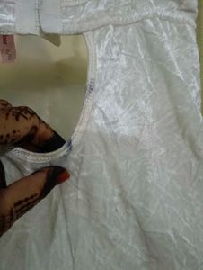Cute White Teddy Lingerie Nightie