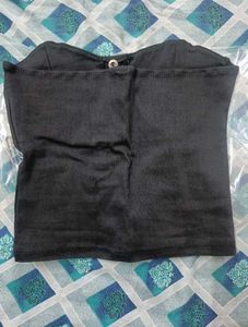 Chic Black Corset Top