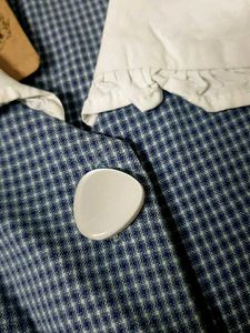 Blue Gingham Button-Up Shirt no 105