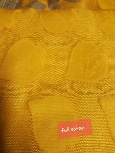 Beautiful Daliy wear  Yellow Saree