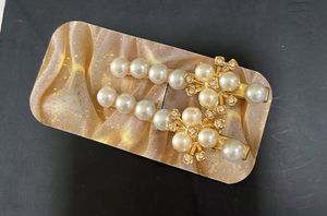 Pearl & Rhinestone Hair Clips Set