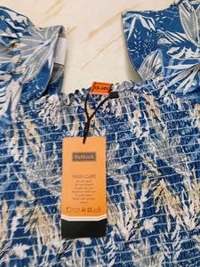 12-14 year Bohemian Blue Floral Maxi Dress