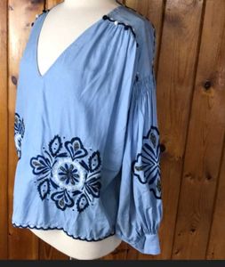 Embroidered Bohemian Blouse