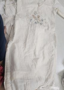 White Dress + Kurti COMBO
