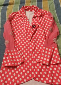 Charming Polka Dot Kurta Set