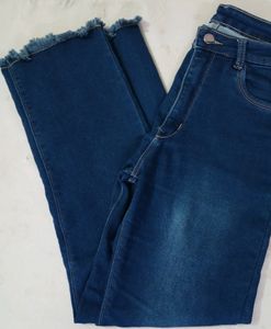 Dark Blue Straight Jeans