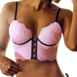 Pink Lace Bra