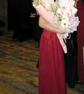 y2k Elegant Red Evening Gown