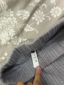 Shein Knit Flared Trousers