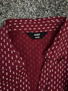 Red Patterned Shirt