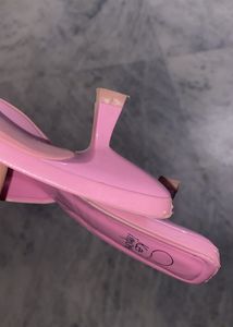 Pink Pointed Toe Heels with Embellishments