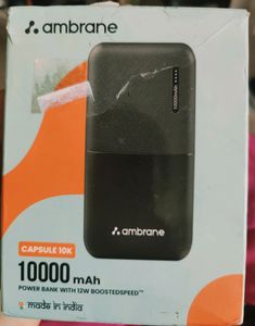 Ambrane Mobile Power Bank. New  With Tag.