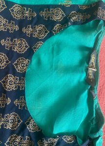 Avaasa Blue Printed Kurta