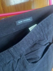 ketch Black cotton trouser-34