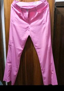 Women's Pink Wide-Leg Pants
