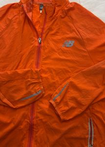 New Balance Orange Windbreaker Jacket