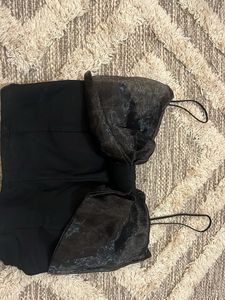 Chic Black Corset Top