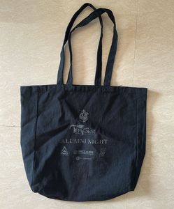 Classic Black Canvas Tote Bag