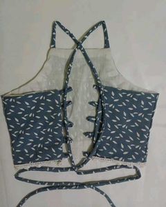 Crushed Texture Spaghetti Strap Crop Top