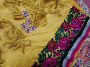 Yellow Embroidered Kurta