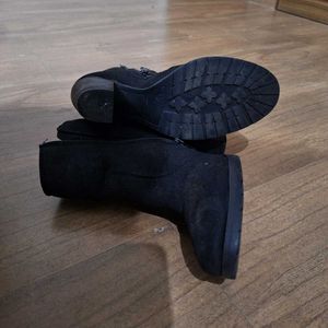 Bruno Maneti Black Heeled Boots