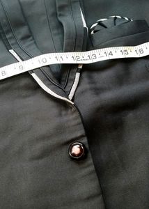 3 Peace Partywear Black Suit For Mens