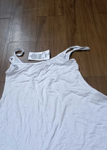 Shein Adjustable Spaghetti Strap Flared Hem Cami T
