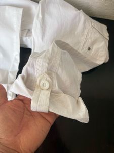 Y2K White Cargo Pants