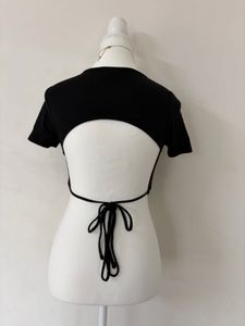 sexy backless Crop Top😭🤍
