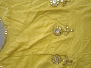 Yellow Embroidered kurta
