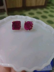 Floral Resin Stud Earrings