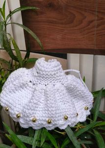 Handmade Knitted Baby Bib