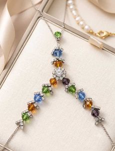 Elegant Crystal &amp; Diamond Necklace