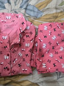 Cute Pink Pajama Set
