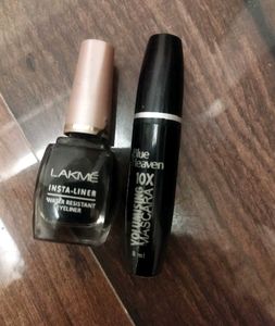 Lakme Eyeliner& Blue Heaven Mascara