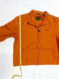 Timberland Orange Zip-Up Jacket