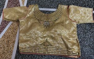 Gold Ethnic Blouse