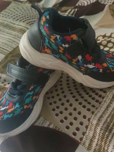 spider man shoes and dinasaur