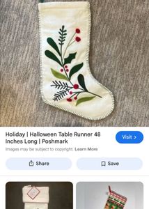 Festive Holiday Stocking