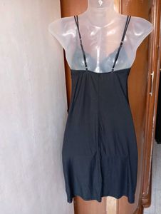Elegant Lace Trim Slip Dress