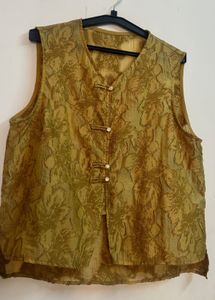 Unique Floral Print Vest Top