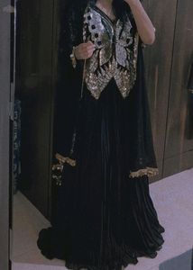 Butterfly Black Y2K Lehenga