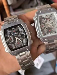 Fenix Premium Skeleton Dial Metal Watch