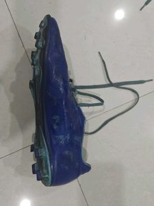 Blue Nivia Athletic Football Cleats
