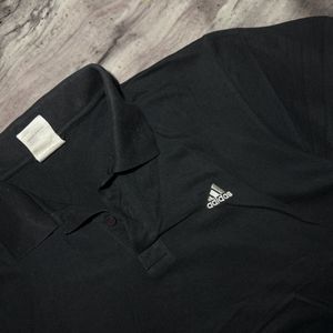 Adidas Black Polo T-Shirt