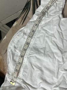 Boys White Shirt and Cargo Pants Set