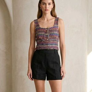 Chic Textured Cropped Top