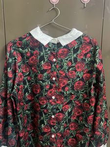 Rose printed Top