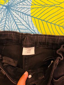 Wide Leg Black Jeans