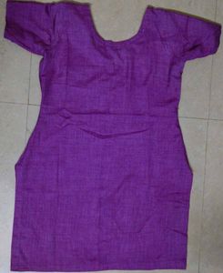 Purple Embroidered Kurta Set